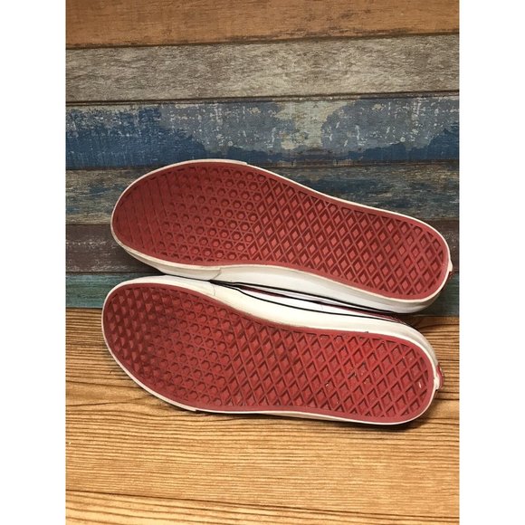 vans sk8 hi white black red checkered inner mens 10.5 Shoes Retro Classic Look - Picture 10 of 11